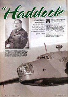 Haddock force article by Jonathan Falconer