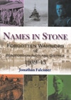 Names in Stone, Forgotten Warriors of Bradford on Avon and District 1939-45 book cover by Jonathan Falconer