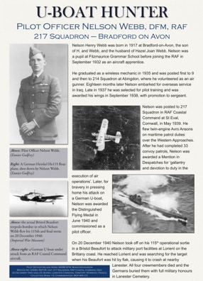 image of a museum panel about a WW1 exhibition in Bradford on Avon